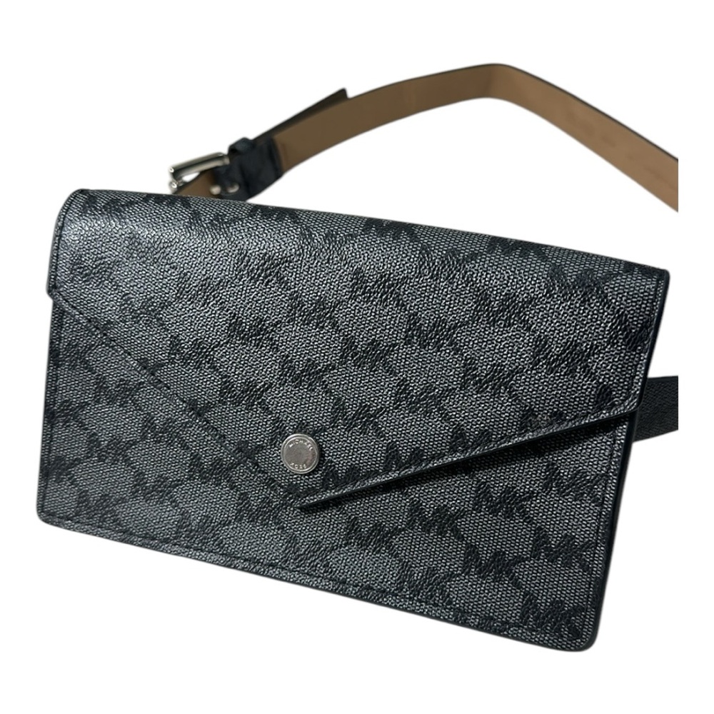 MICHAEL Michael Kors Tan and Gray Mini Bag with Adjustable Strap